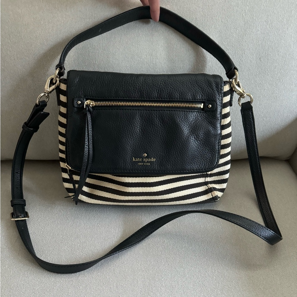 Kate Spade striped 2-way bag